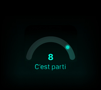 Score de préparation de 8, C’est parti