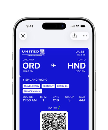 Ett digitalt id-kort visas i appen Plånbok på den övre halvan av en iPhone-skärm