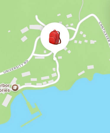 A Lokátor app használat közben