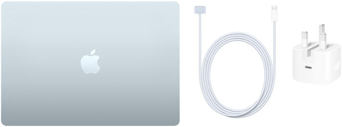 15-inch MacBook Air, USB-C to MagSafe 3 Cable and 40W Dual USB-C Port Dynamic Power Adapter