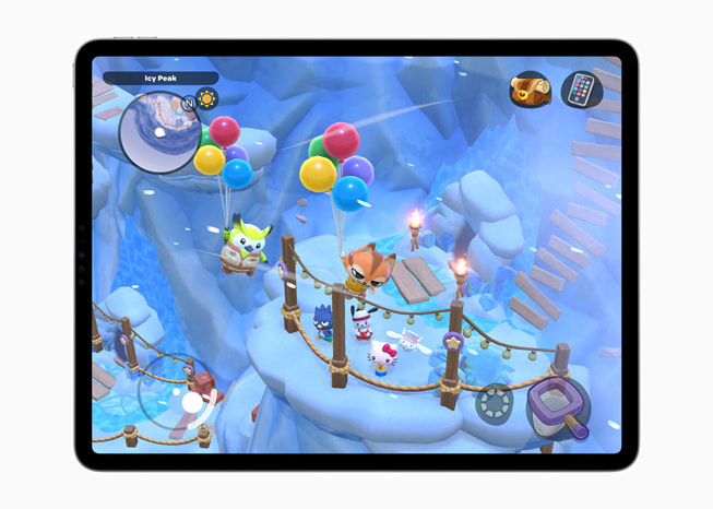 Hello Kitty Island Adventure gameplay displayed on iPad Pro. 