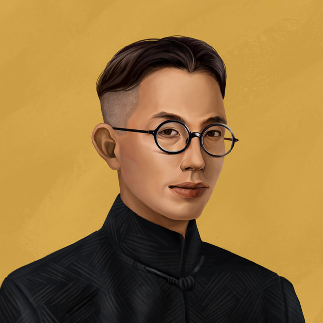 「Apple Music 古典樂」上的黃自肖像。