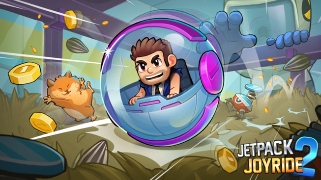 Artwork from Jetpack Joyride 2.