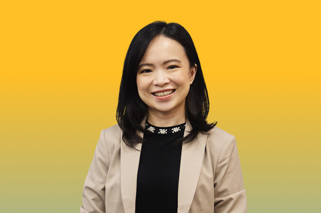 A portrait of Mary Santoso, an alumna of the Apple Developer Academy in Indonesia.