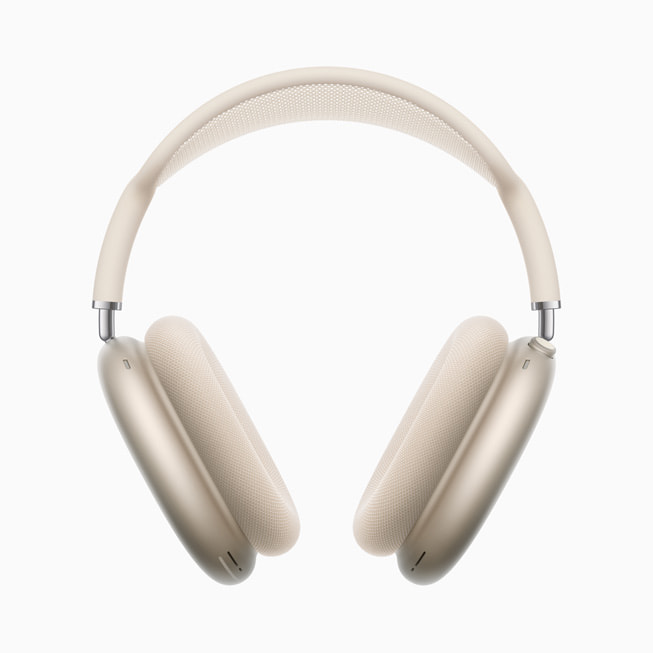 AirPods Max in starlight.