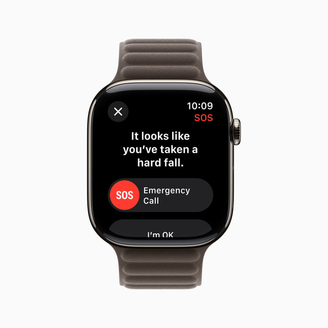 Fall Detection is shown on Apple Watch Series 10.