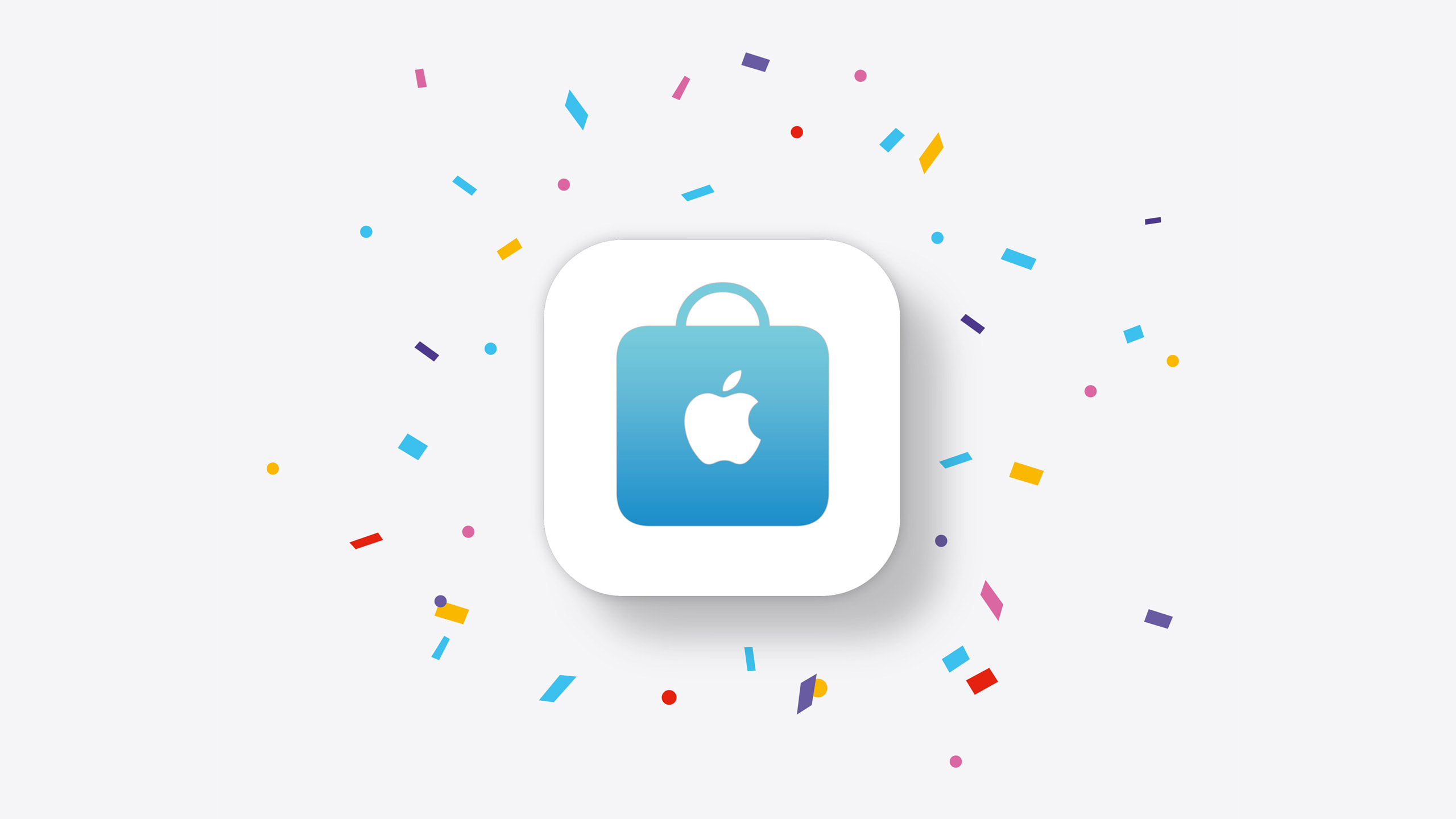 The app icon for the apple Store app.