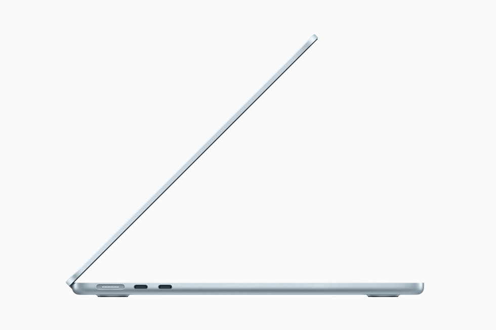 Side view of MacBook Air.