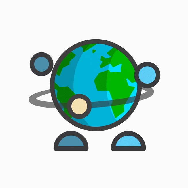 The Earth Day Hula-Hoop badge.