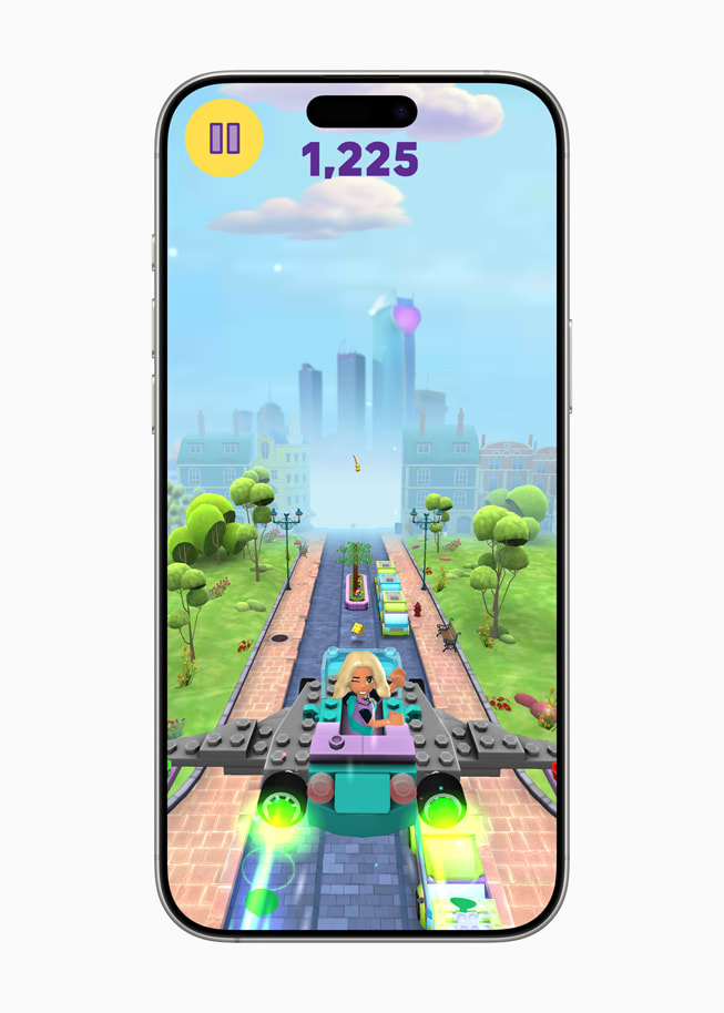 A still from LEGO Friends Heartlake Rush+ by StoryToys on iPhone 16 Pro Max.