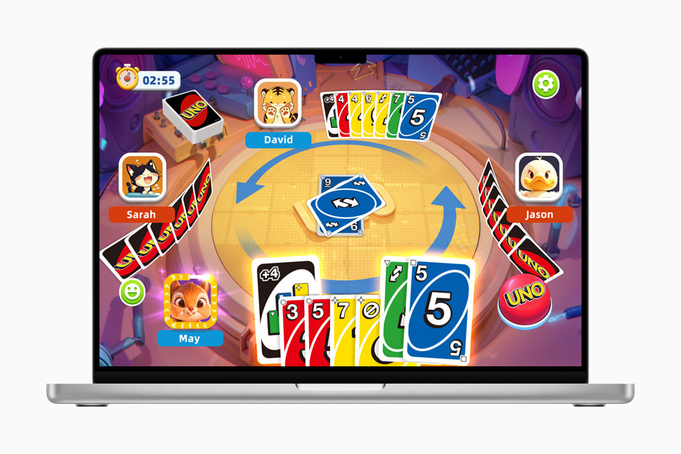 Art from UNO: Arcade Edition by Mattel163 displayed on MacBook Pro 16.