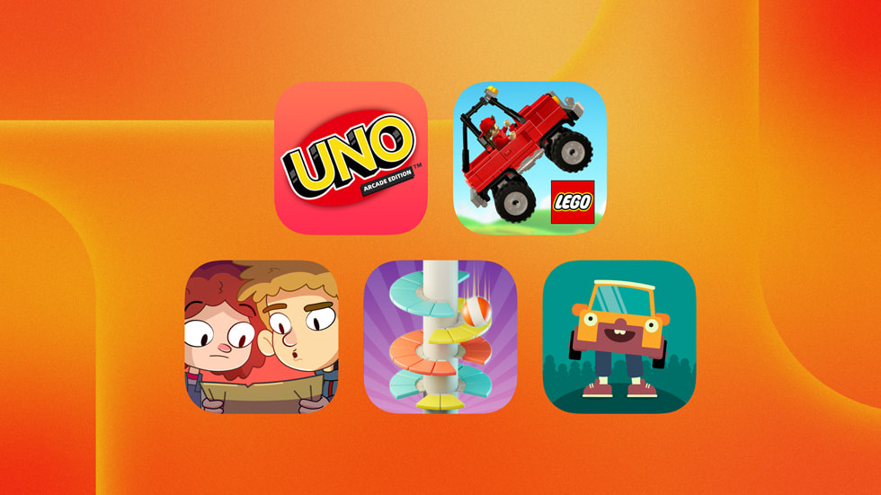 Icons representing the games launching on Apple Arcade on June 5, 2025.