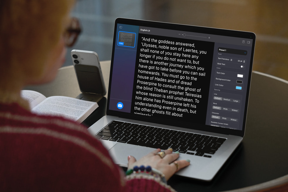 在 Mac 顯示「放大鏡」app。