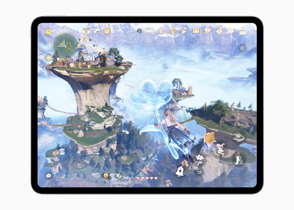 Infinity Nikki displayed on iPad.