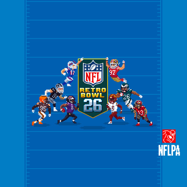 A screen from NFL Retro Bowl ’26. 