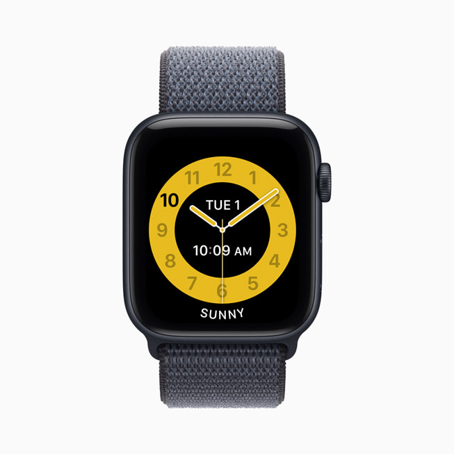 An image of an Apple Watch SE 3 displaying the Schooltime mode feature.
