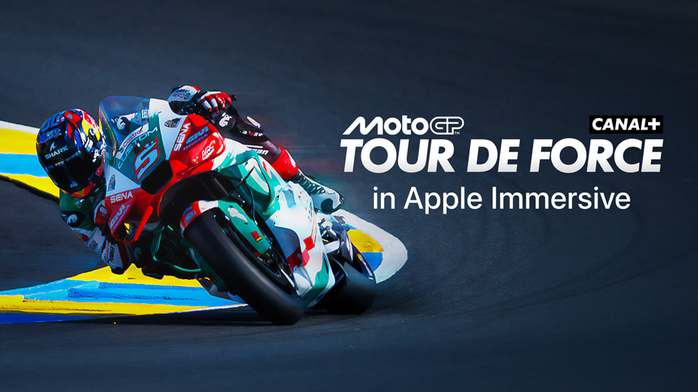 Artwork for the Apple Immersive film “Tour De Force.”