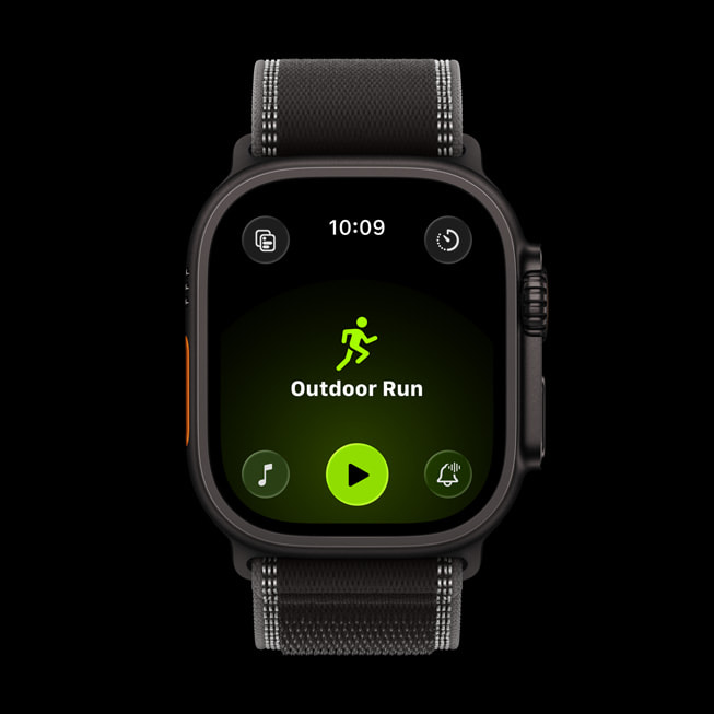 La app Entreno en la pantalla de un Apple Watch Ultra 3.