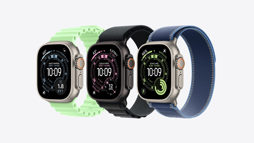 La última gama de correas para el Apple Watch Ultra 3.