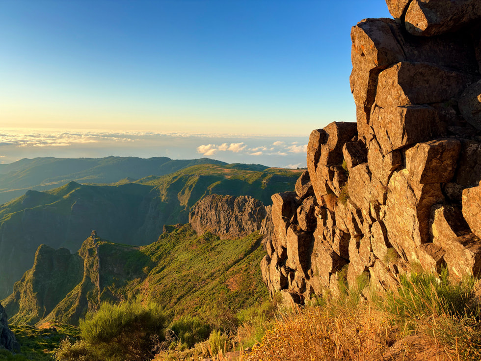 A photo of a towering rock formation taken in 48MP on iPhone Air.
