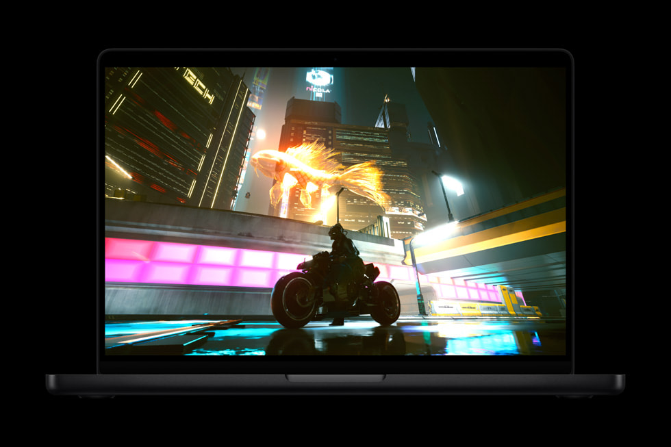 Gameplay for Cyberpunk 2077 on Mac.