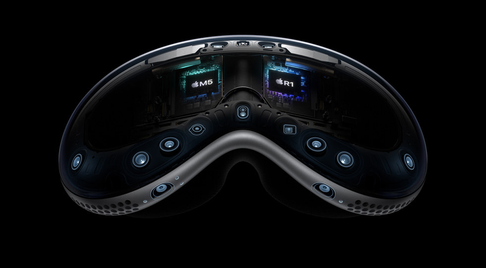 Apple Vision Pro 클로즈업 이미지.