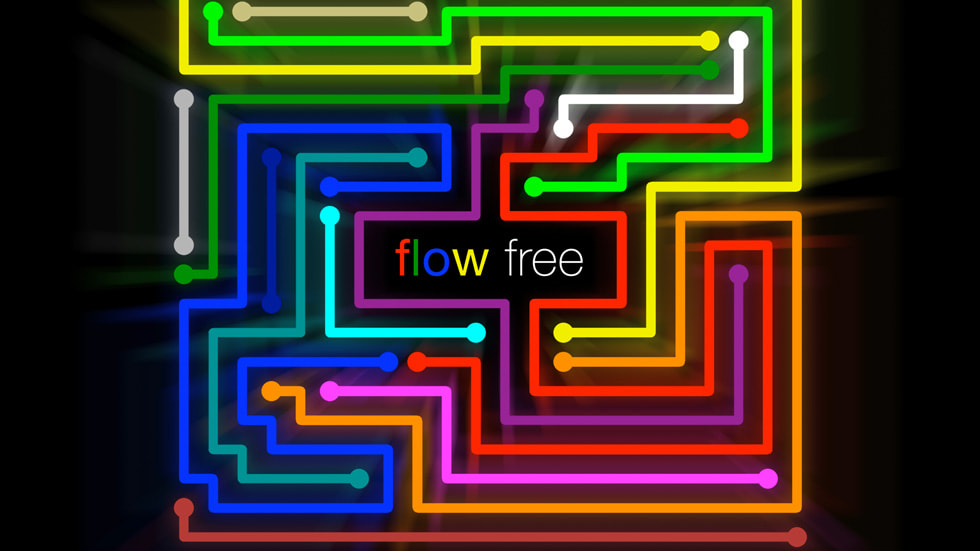 A still from Flow Free+.