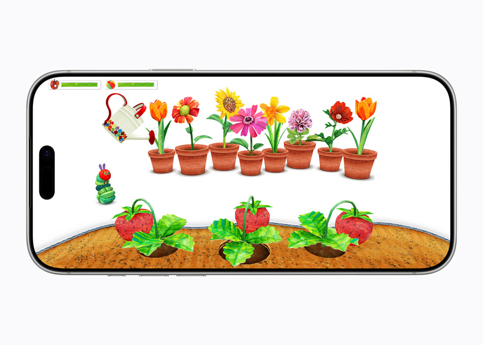 Gameplay from My Very Hungry Caterpillar+.