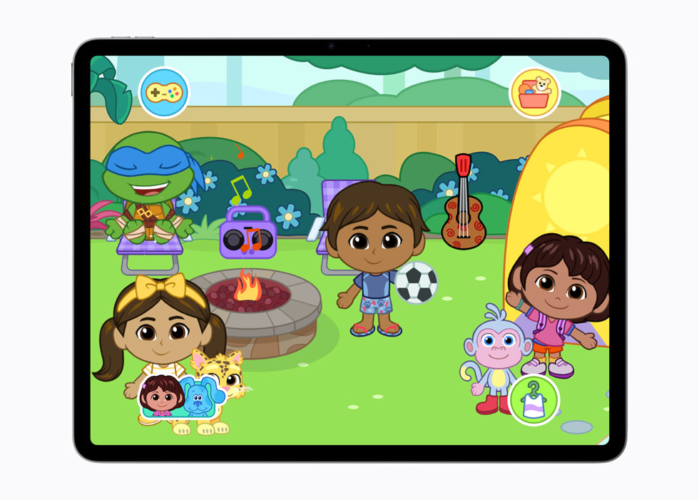A gameplay still from Nick Jr. Replay!