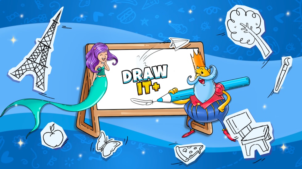 Draw It+ key art.