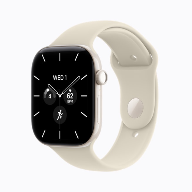 Apple Watch Series 12 in pearl white ceramic.