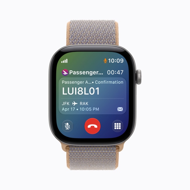 Call Context is shown on Apple Watch Series 12.