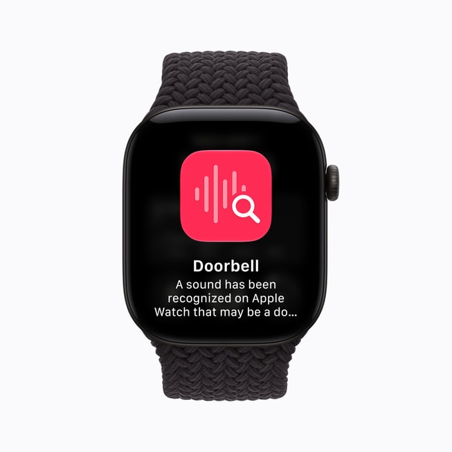 Sound Recognition is shown on Apple Watch Series 12.