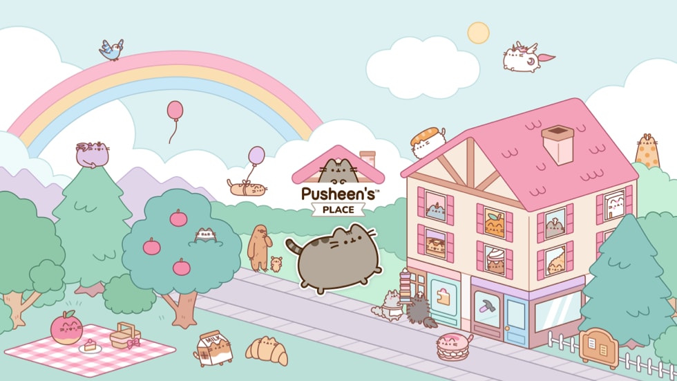 Pusheen’s Place key art.