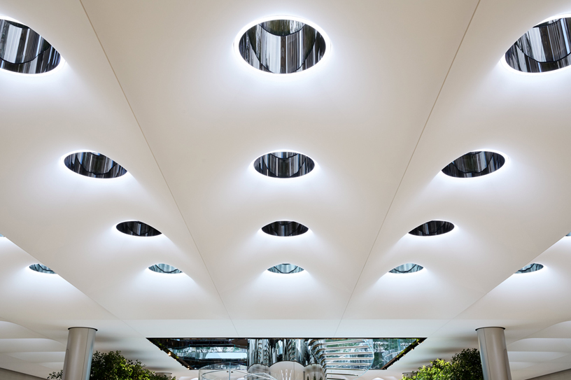 Skylights at Apple Fifth Avenue.