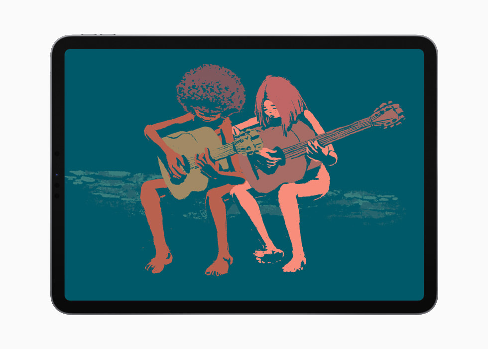 A Musical Story running on iPad Pro in silver.