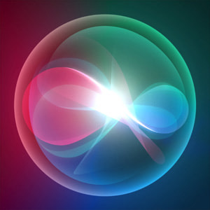 The Siri icon.