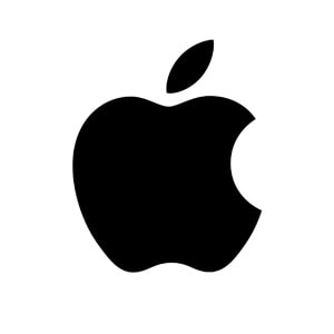 Apple logo.