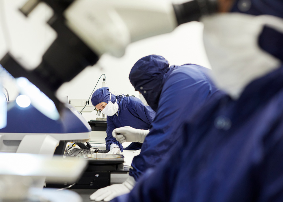 II-VI employees in Easton, Pennsylvania.