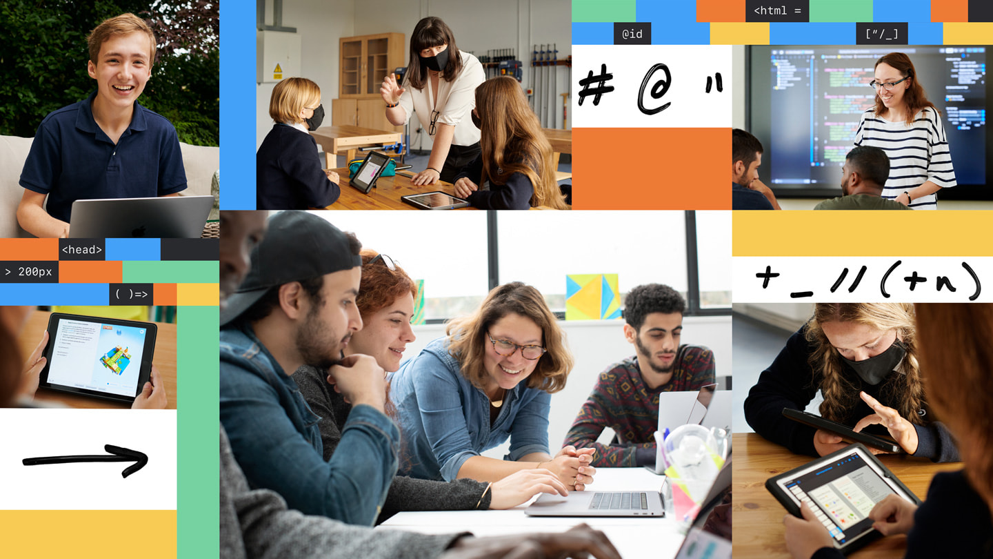 A photo collage of educators and community partners from London, Dublin, Paris, and Milan.