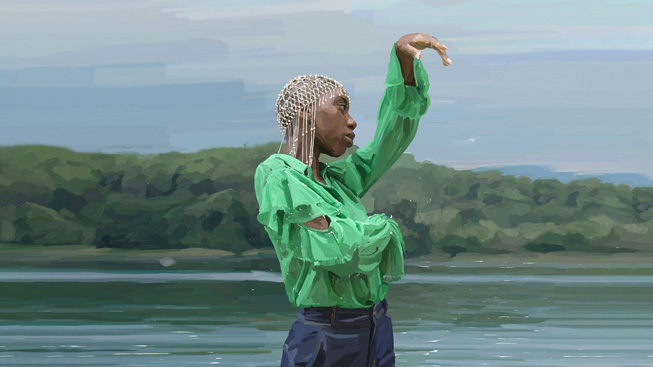 An example of artist Johanna Tordjman’s work.