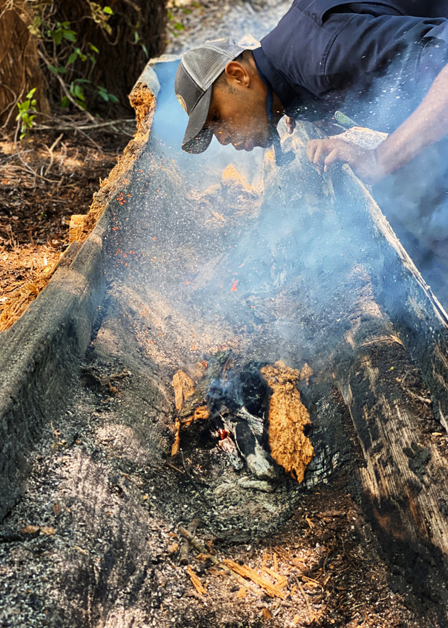 Kalen Anderson, 2022 Corps Member of the Year, is shown in a national park.