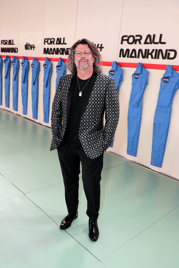 Ronald D. Moore at the premiere of “For All Mankind.”