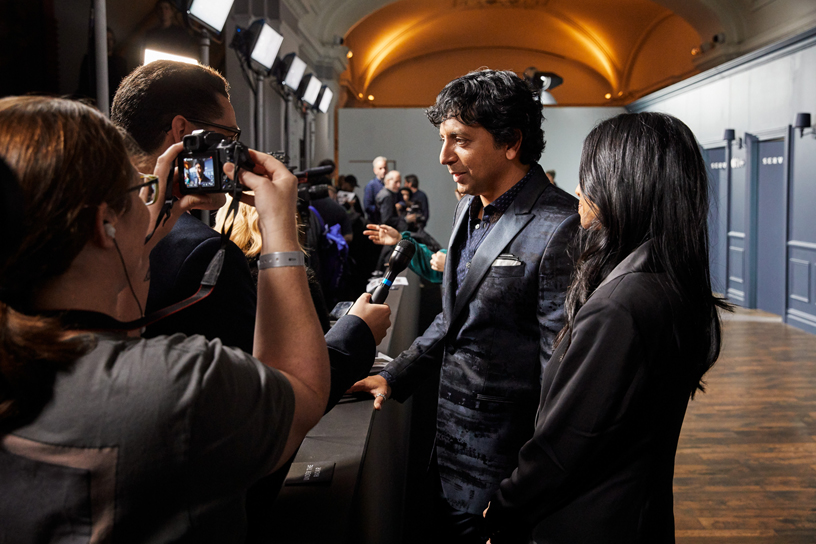 M. Night Shyamalan at the global premiere of “Servant.”
