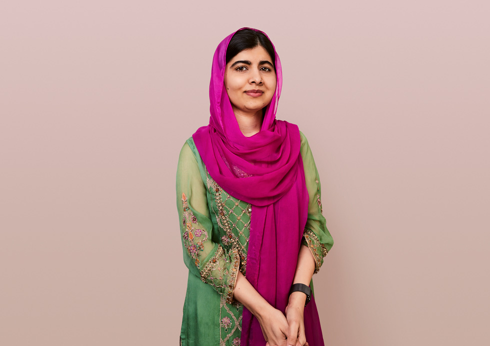 Women’s rights activist and Nobel laureate Malala Yosafzai.