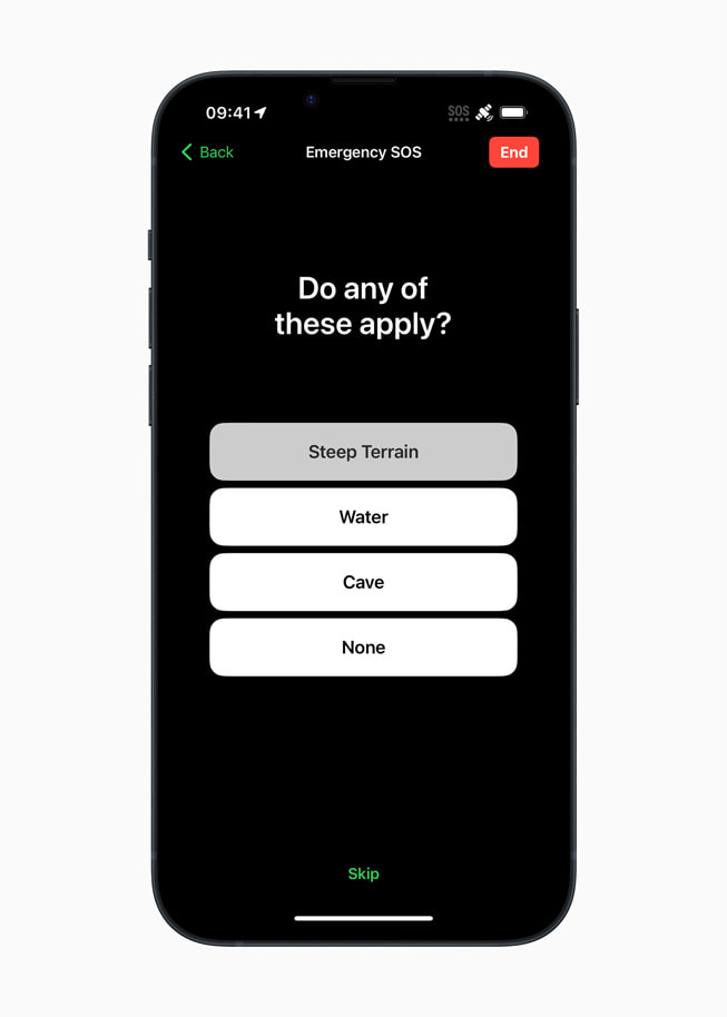 “Do any of these apply?” short questionnaire prompt on iPhone 14 Plus.