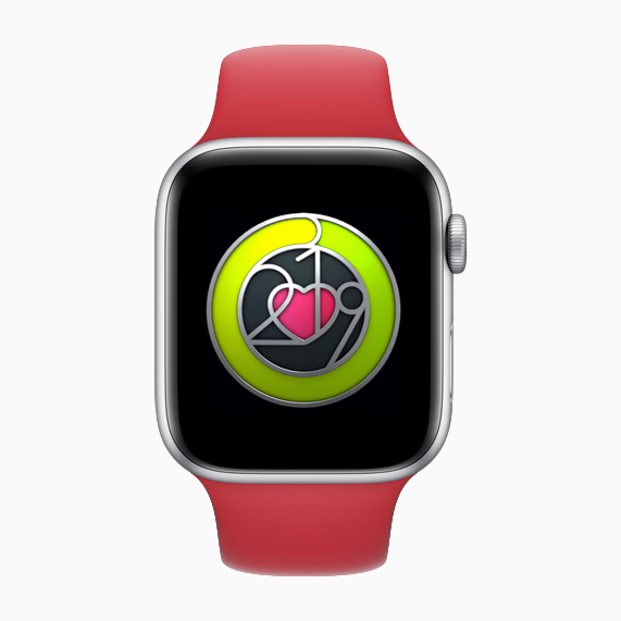 Apple Watch showing badge on screen.