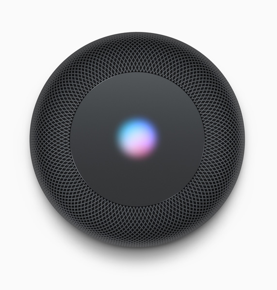上から見たHomePod