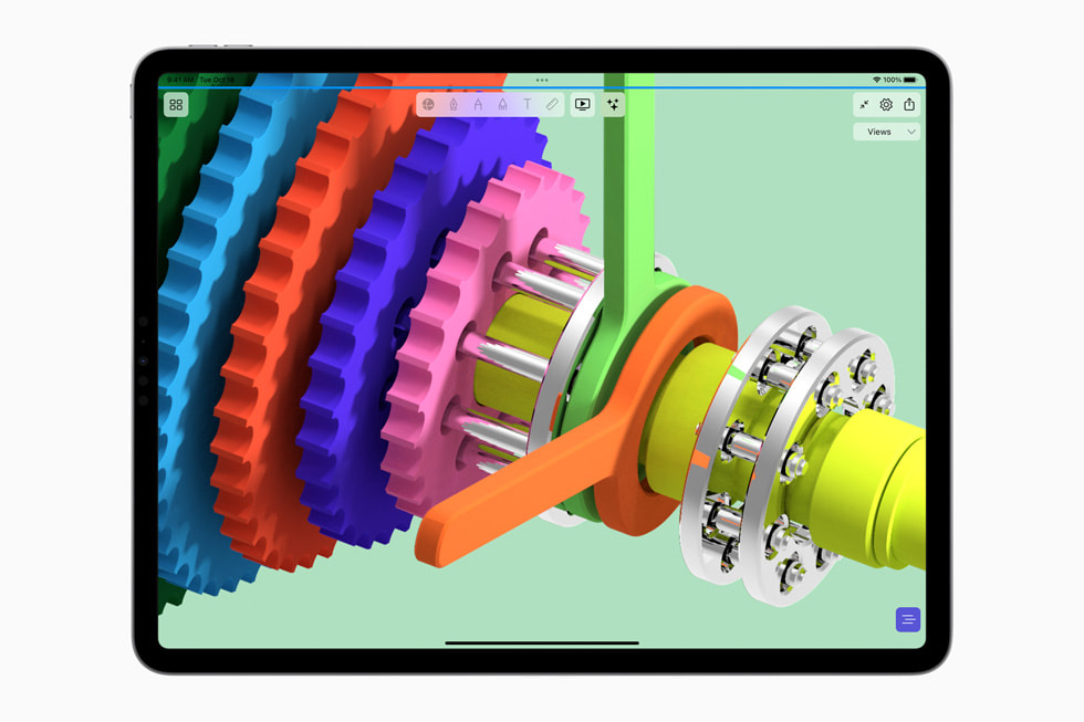 Editing on uMake on iPad Pro.