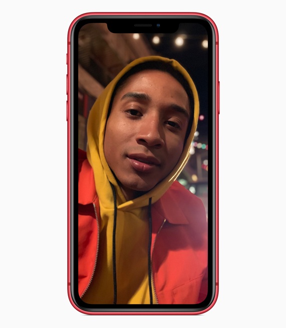 iPhone XR showing Portrait image.